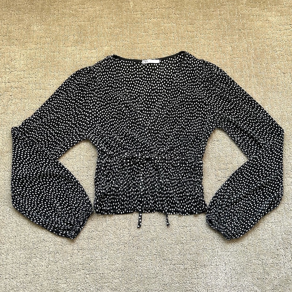 Zara v neck blouse